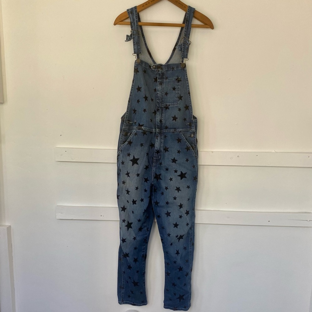 Current/Elliot Star print overalls